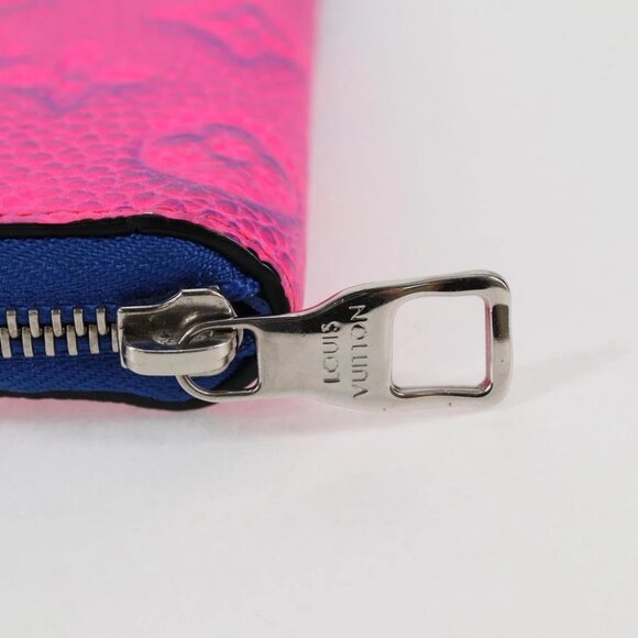 LOUIS VUITTON Illusion Zippy Wallet Vertical NM Wallet Pink - Picture 10 of 15
